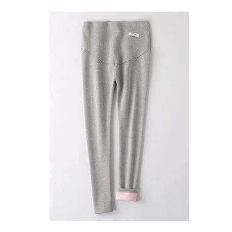 Ergonomic Support Solutions Maternity Velvet Leggings for Pregnant Women (Warm)