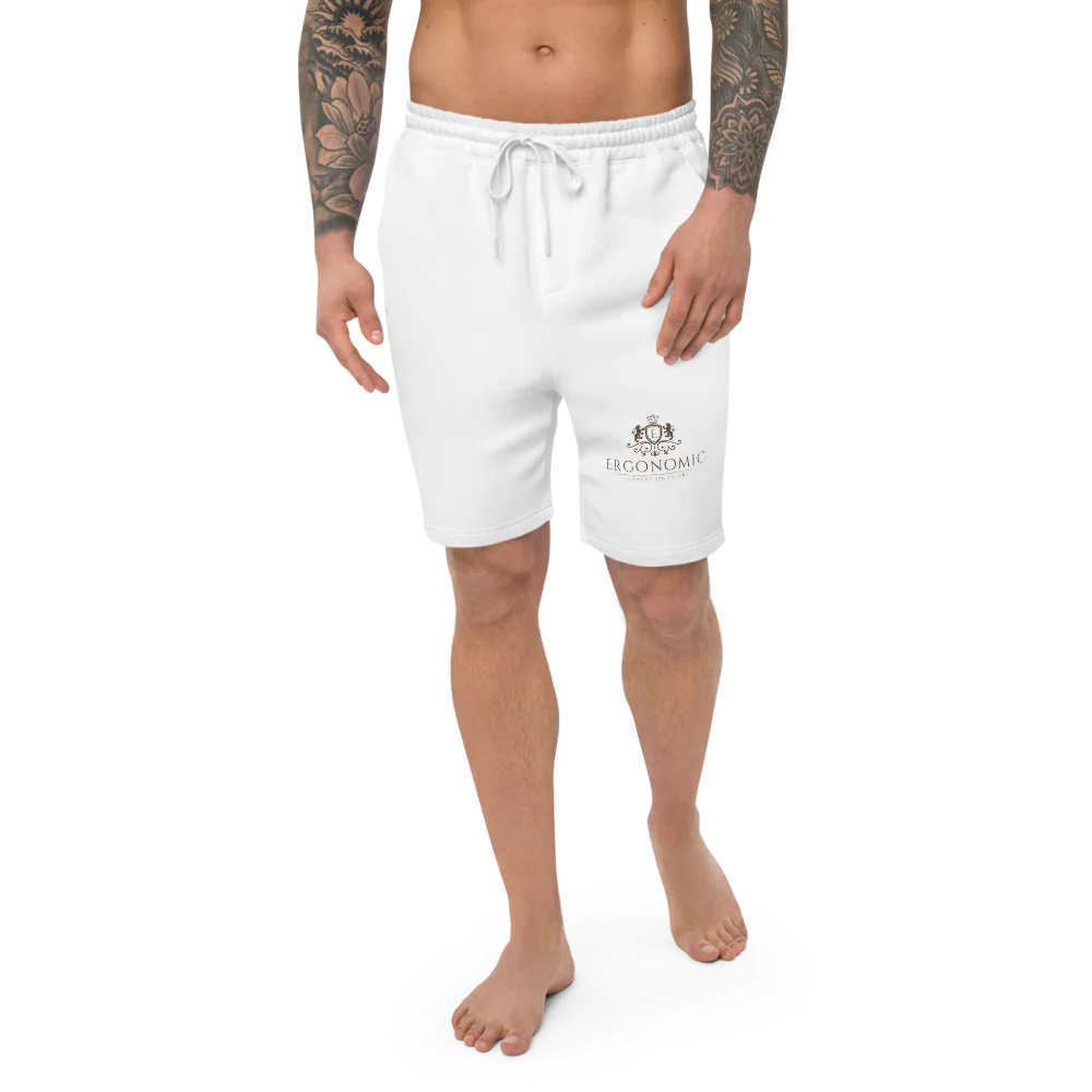 CloudFlex™ White Fleece Shorts