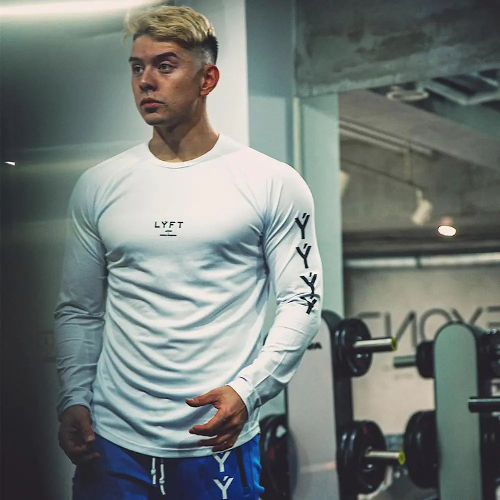 Ergonomic Support Solutions LYFT Men's Long Sleeve Workout T-Shirt