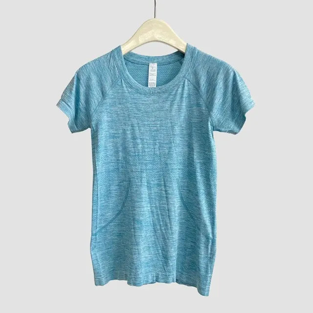 Ergonomic Support Solutions Tech Women's Seamless Yoga Workout T-Shirt 2.0
