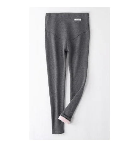 Ergonomic Support Solutions Maternity Velvet Leggings for Pregnant Women (Warm)