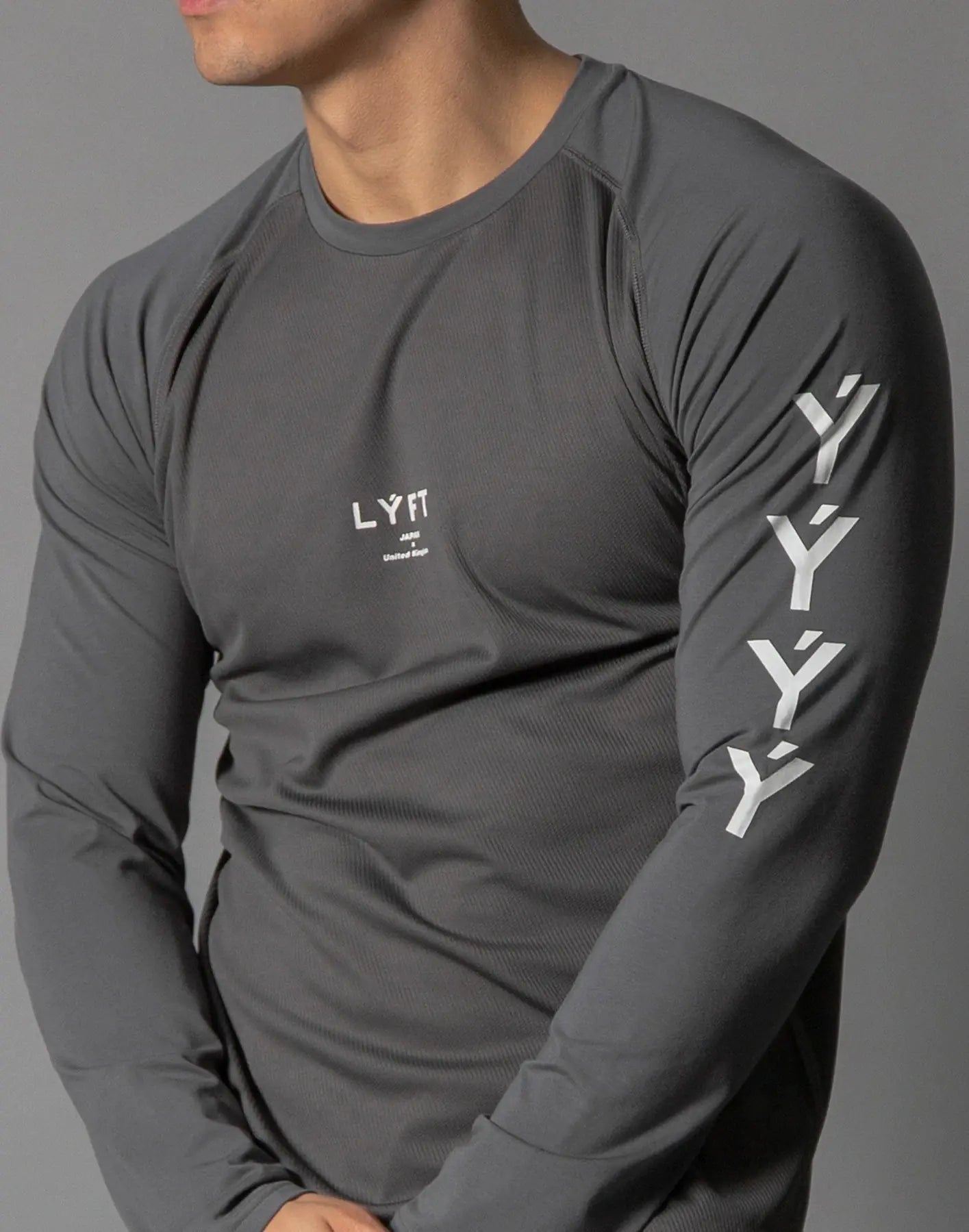 Ergonomic Support Solutions LYFT Men's Long Sleeve Workout T-Shirt