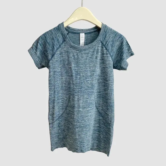 Ergonomic Support Solutions Tech Women's Seamless Yoga Workout T-Shirt 2.0