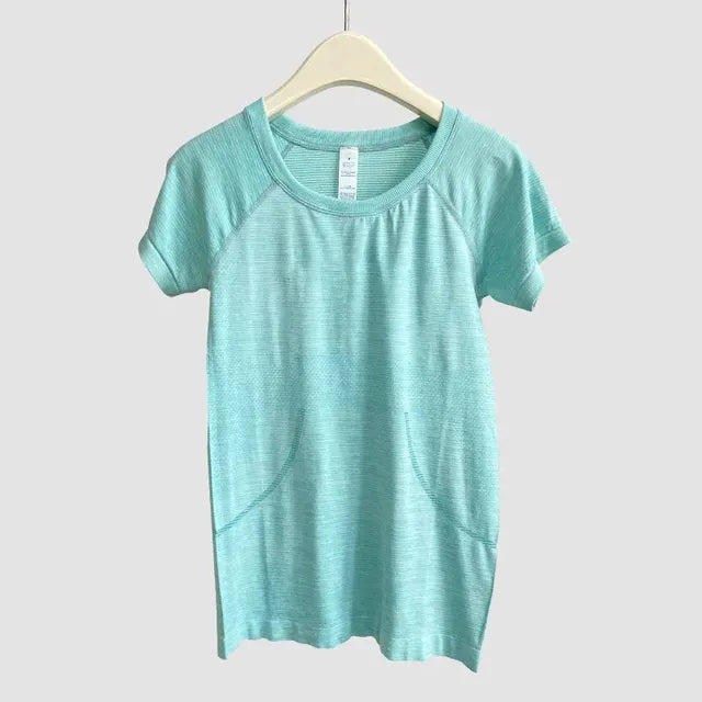Ergonomic Support Solutions Tech Women's Seamless Yoga Workout T-Shirt 2.0