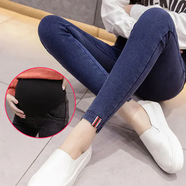 Ergonomic Support Solutions Denim Leggings for Pregnant Women