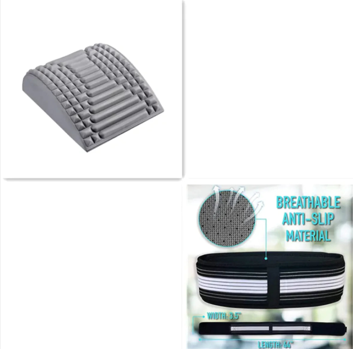 Ergonomic Support Solutions Back Stretcher Pillow