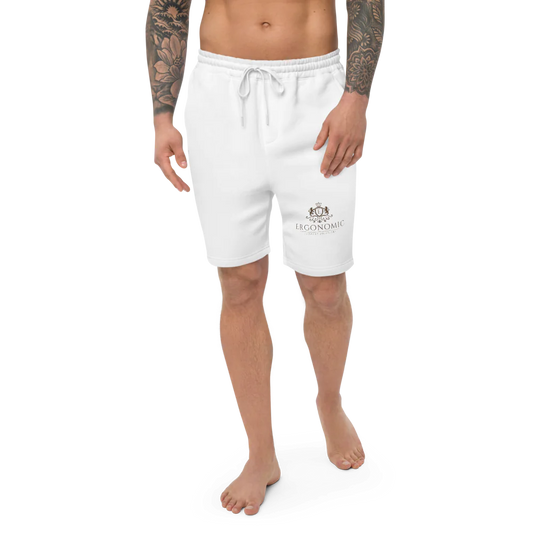CloudFlex™ White Fleece Shorts