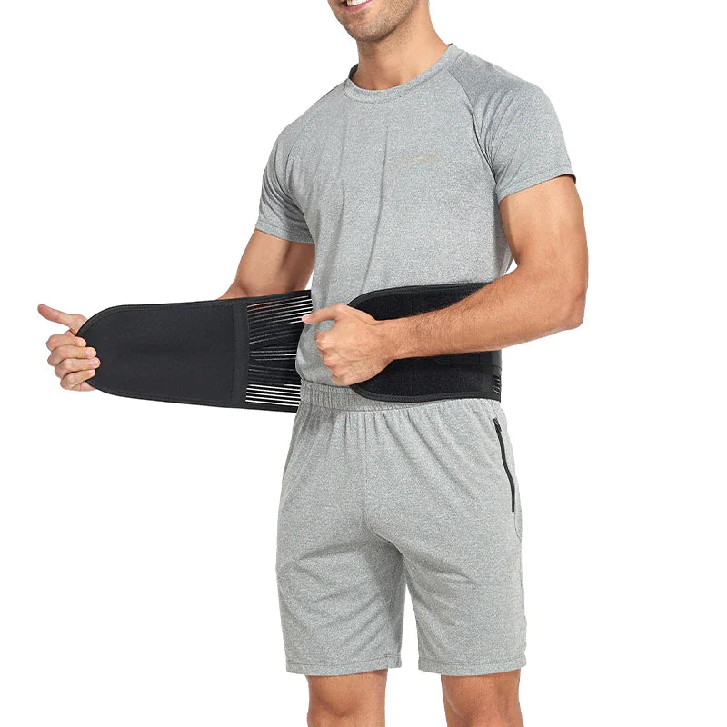 Ergonomic Support Solutions Adjustable Lower Back Brace Lumbar Support Waist Belt For Men Women Pain Relief