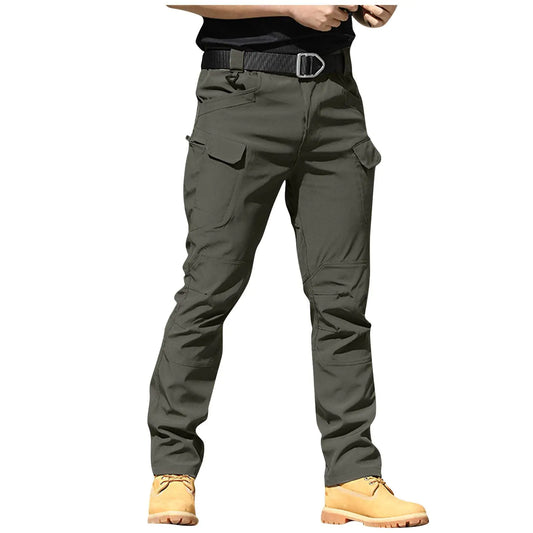 Ergonomic Support Solutions Mens Tactical Pants Stretch Ripstop Slim Fit Cargo Pants