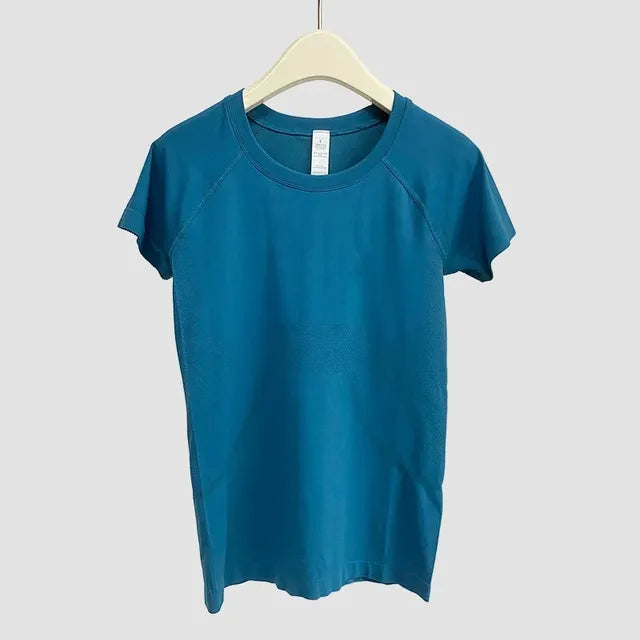 Ergonomic Support Solutions Tech Women's Seamless Yoga Workout T-Shirt 2.0