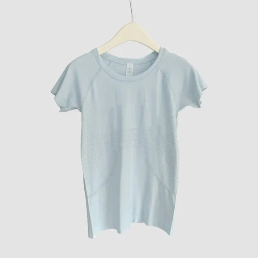 Ergonomic Support Solutions Tech Women's Seamless Yoga Workout T-Shirt 2.0