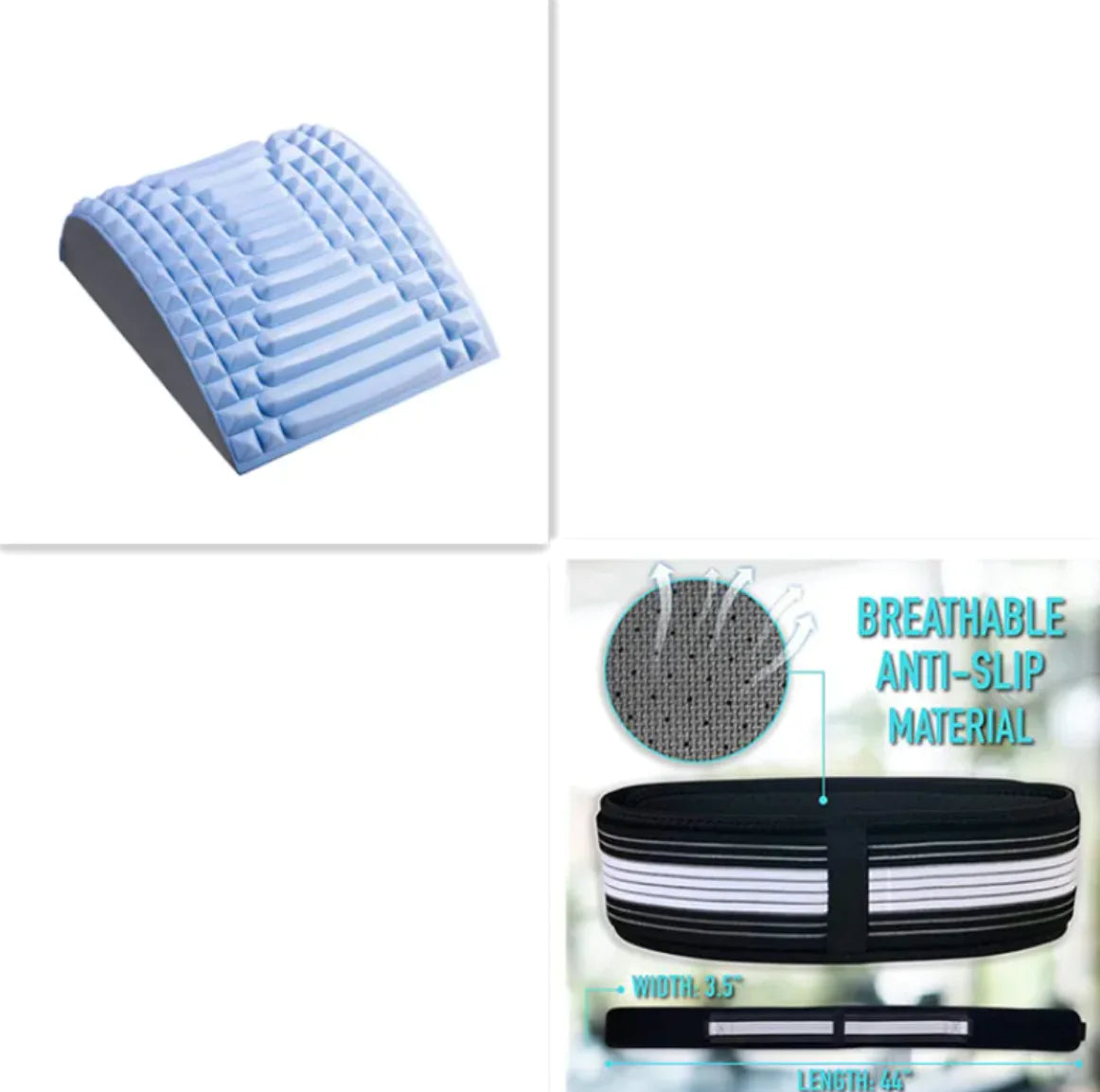Ergonomic Support Solutions Back Stretcher Pillow