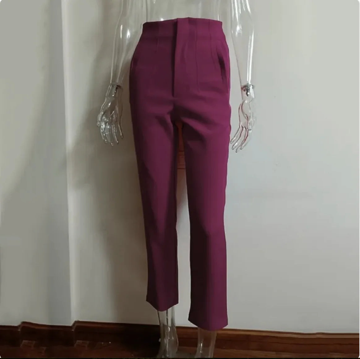 Ergonomic Support Solutions Women's Casual Straight-Leg Pants