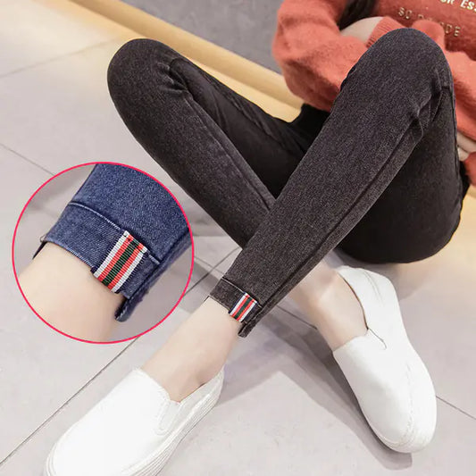 Ergonomic Support Solutions Denim Leggings for Pregnant Women
