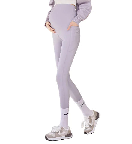 Ergonomic Support Solutions Adjustable Waist Maternity Leggings for Pregnant Women