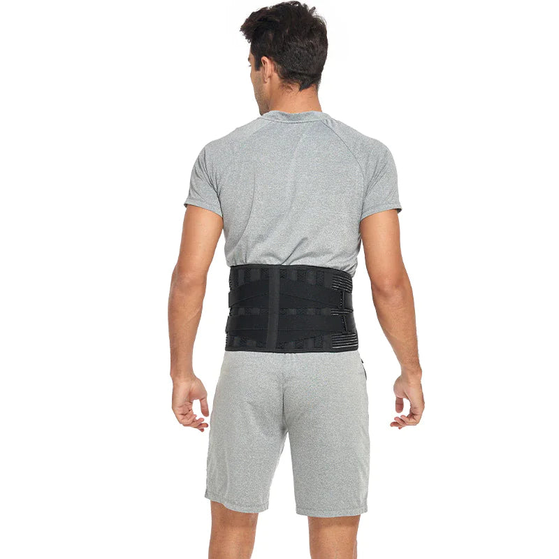 Ergonomic Support Solutions Adjustable Lower Back Brace Lumbar Support Waist Belt For Men Women Pain Relief