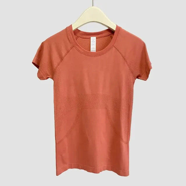Ergonomic Support Solutions Tech Women's Seamless Yoga Workout T-Shirt 2.0