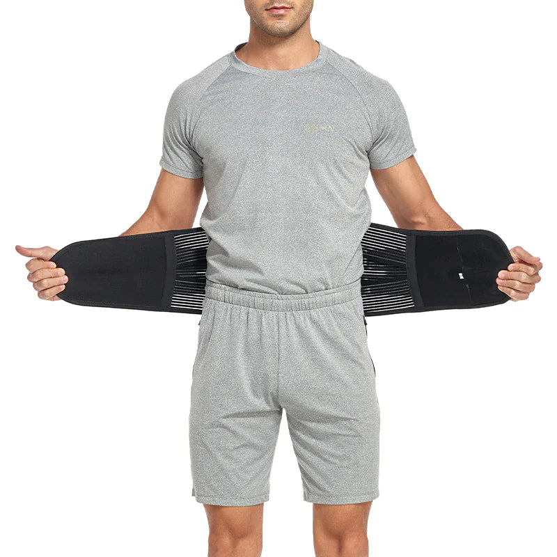 Ergonomic Support Solutions Adjustable Lower Back Brace Lumbar Support Waist Belt For Men Women Pain Relief