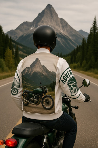 Ergo Explorer™ Bomber Jacket – Mountain Ride Edition