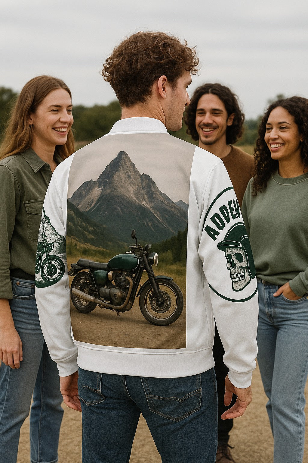 Ergo Explorer™ Bomber Jacket – Mountain Ride Edition