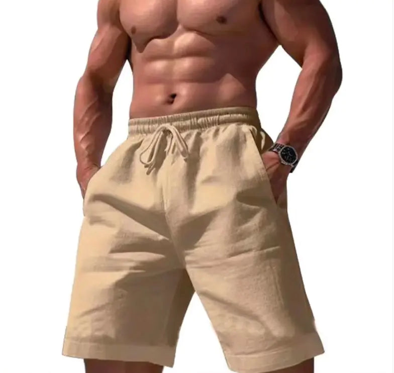 Loose Linen Cotton Shorts