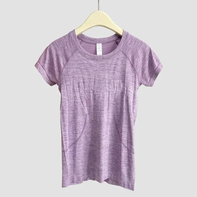 Ergonomic Support Solutions Tech Women's Seamless Yoga Workout T-Shirt 2.0