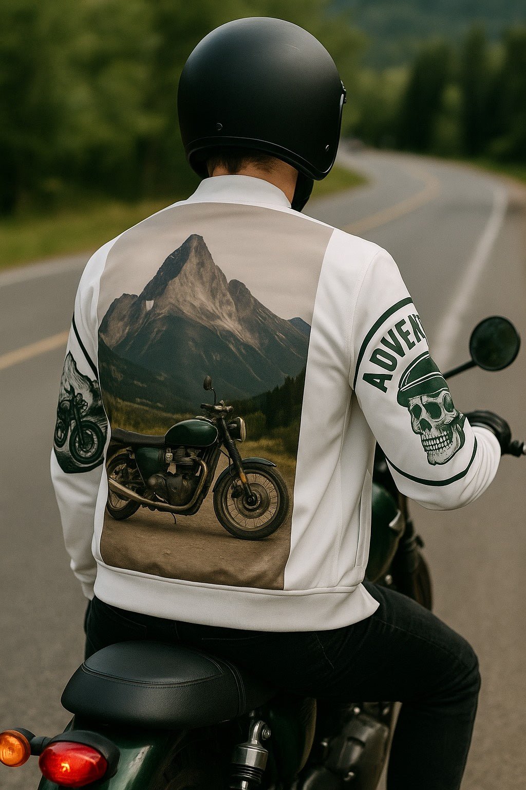 Ergo Explorer™ Bomber Jacket – Mountain Ride Edition