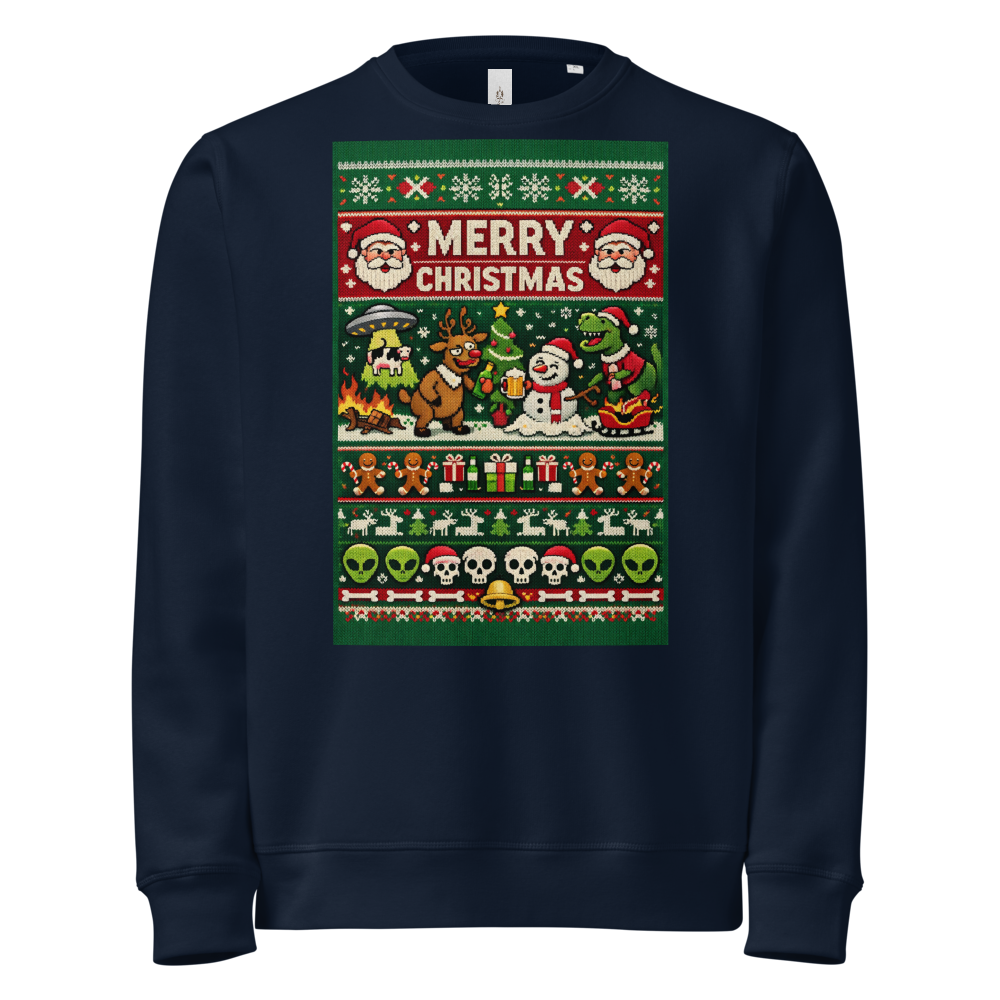WinterEase™ Festive Graphic Sweatshirt – All-Day Ergonomic Comfort
