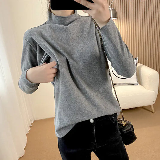 Ergonomic Support Solutions Microfiber Nursing Top for Pregnant Women, Long Sleeve