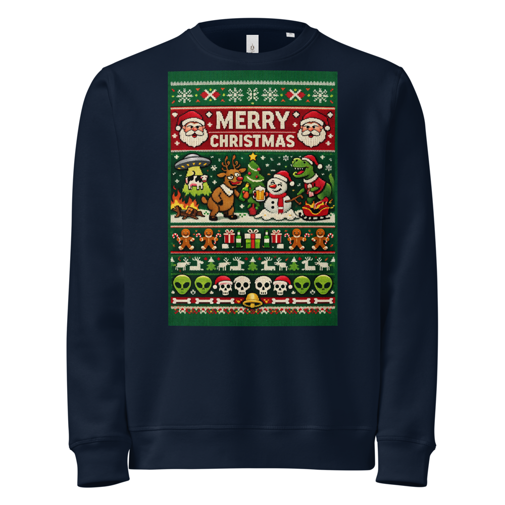WinterEase™ Festive Graphic Sweatshirt – All-Day Ergonomic Comfort