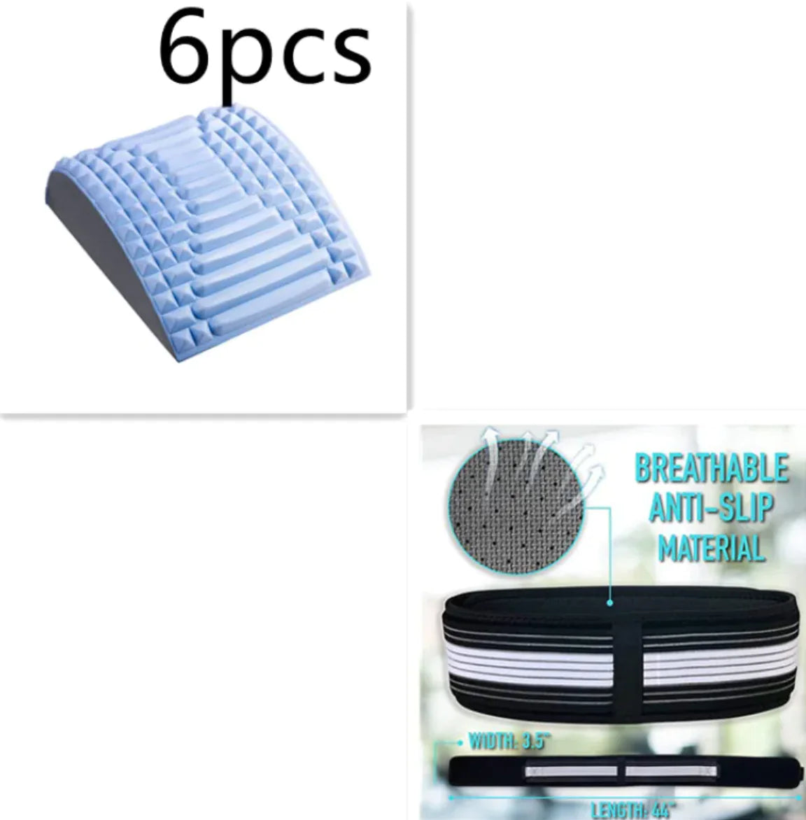 Ergonomic Support Solutions Back Stretcher Pillow