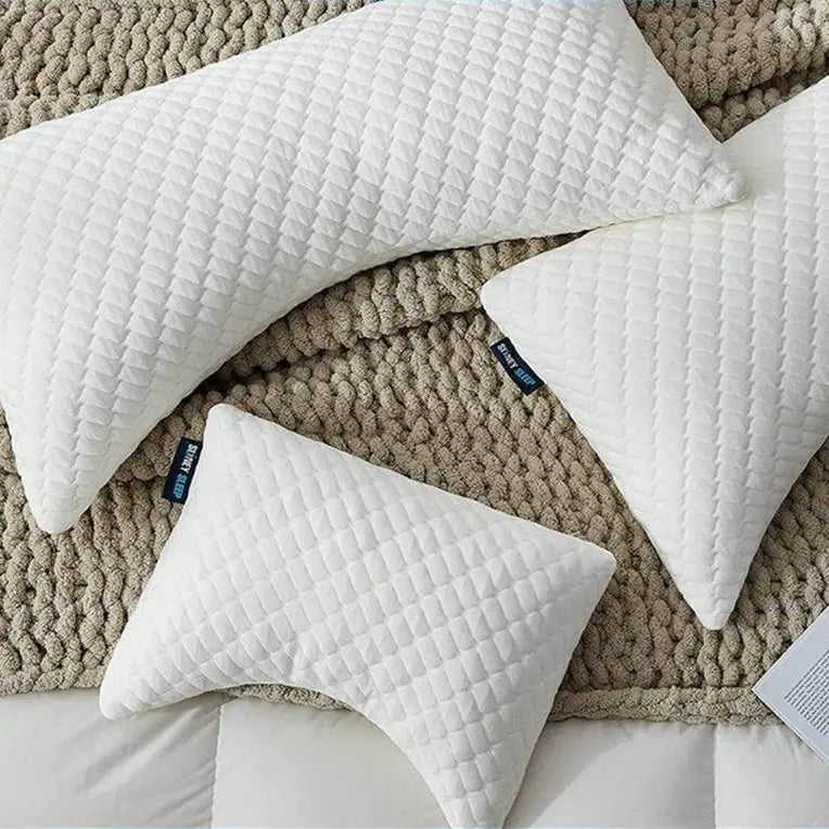 Ergonomic Support Solutions Broken Memory Cotton Pillow for Bedroom Comfort
