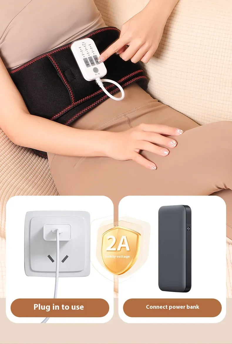 Ergonomic Support Solutions Heating Waist Wrap Massage
