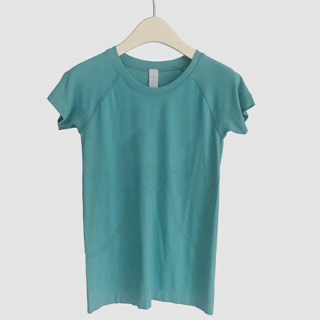 Ergonomic Support Solutions Tech Women's Seamless Yoga Workout T-Shirt 2.0