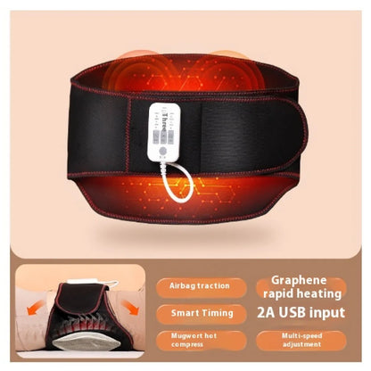Ergonomic Support Solutions Heating Waist Wrap Massage