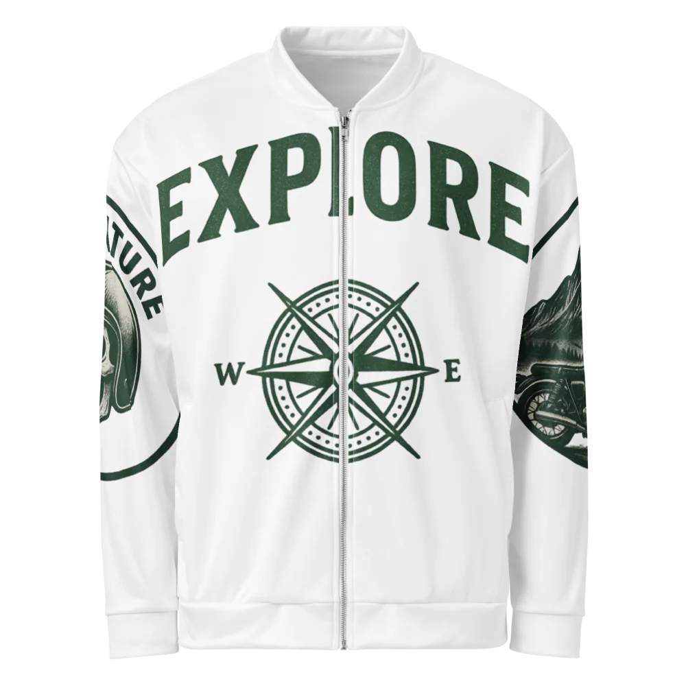 Ergo Explorer™ Bomber Jacket – Mountain Ride Edition