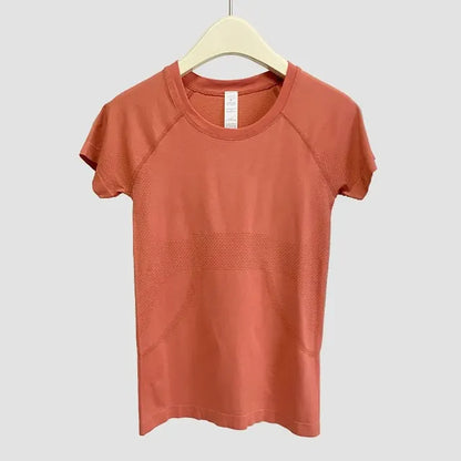 Ergonomic Support Solutions Tech Women's Seamless Yoga Workout T-Shirt 2.0