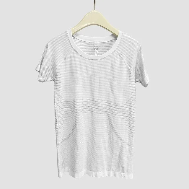 Ergonomic Support Solutions Tech Women's Seamless Yoga Workout T-Shirt 2.0