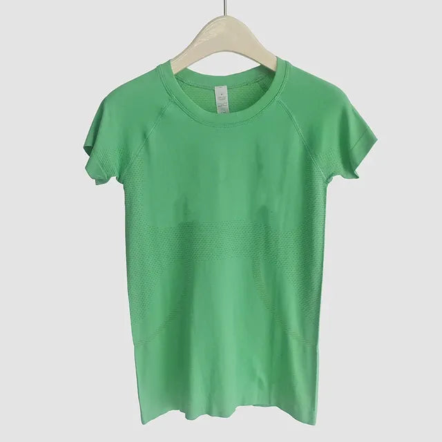 Ergonomic Support Solutions Tech Women's Seamless Yoga Workout T-Shirt 2.0