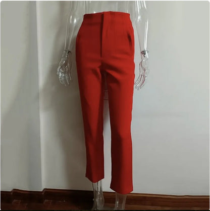 Ergonomic Support Solutions Women's Casual Straight-Leg Pants